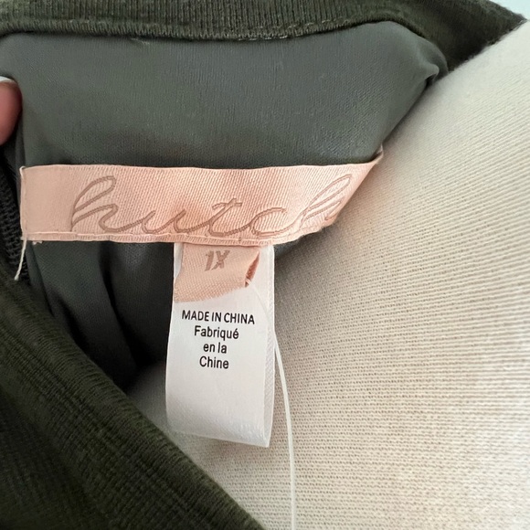 Fit and Flare Plus Green Dress from Anthropologie in 1X - Picture 3 of 7